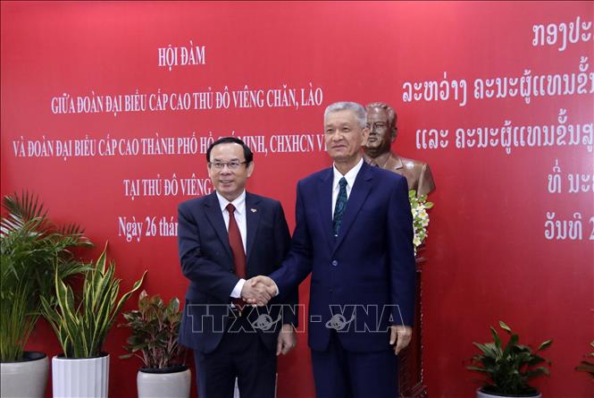 Ho Chi Minh City and Lao capital increase cooperation